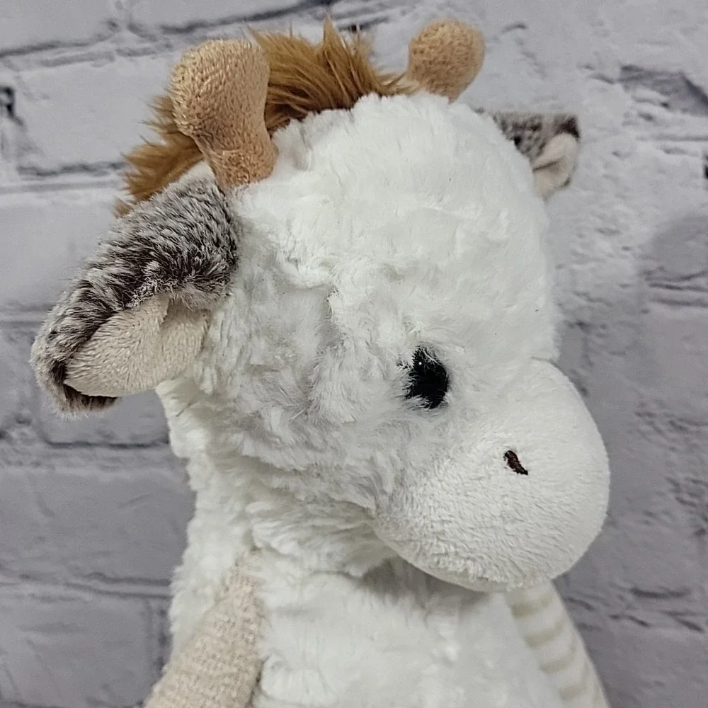 Aurora World Purely Luxe Giraffe Stuffed Animal Plush Toy White Brown Soft Lovey